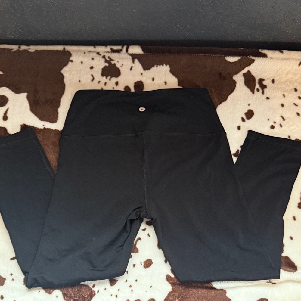 90 Degree By Reflex Black Cropped Leggings
